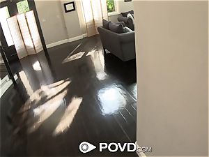POVD web cam Maya Bijou caught by step parent and pulverized