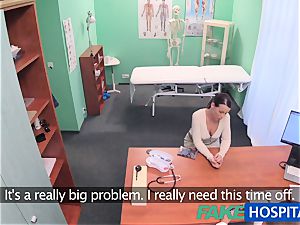 FakeHospital physician gets gorgeous patients twat raw